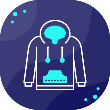 Kış giysileri kutsal kişilerin resmi, vektör çizim