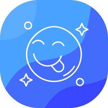 Mutlu yüz simgesi - taslak biçimi