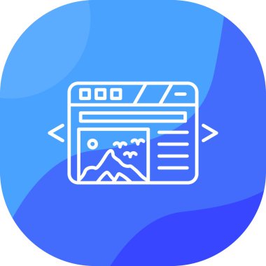 Web renk simgesi. Vektör çizim