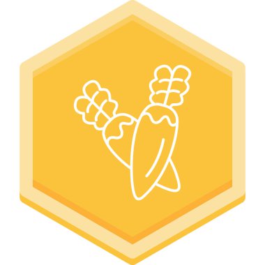 Bir simgenin vektör illüstrasyonu