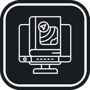 bilgisayar simgesi vektör illüstrasyonu