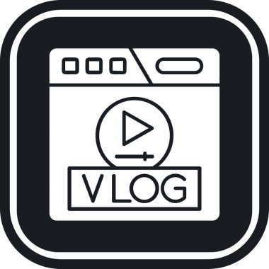 Kamera simgesi, vektör illüstrasyonunu çal