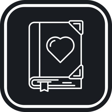 Takvim simgesi olan kalp, basit biçim