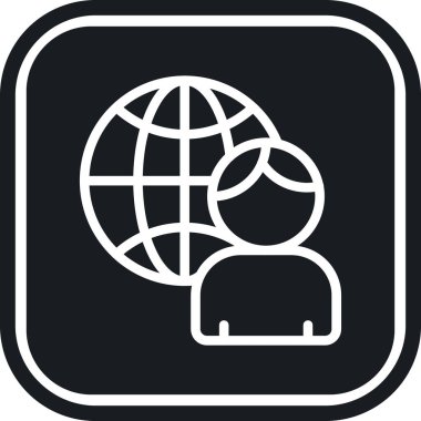 seo modern simgesinin vektör illüstrasyonu