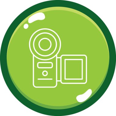 Yeşil ve beyaz arkaplanın vektör çizimi