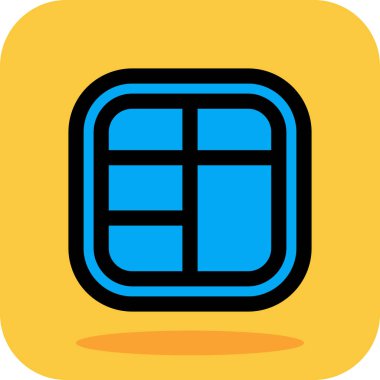 Seo simgesinin vektör illüstrasyonu