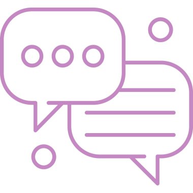 Konuşma balonu işaret tasarımı