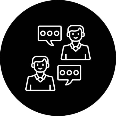 vektör insanlar simge illüstrasyonu