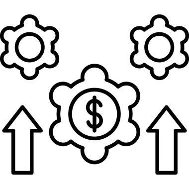 iş simgesi vektör illüstrasyonu