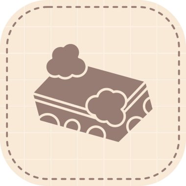 Çizgi film simgesinin vektör illüstrasyonu