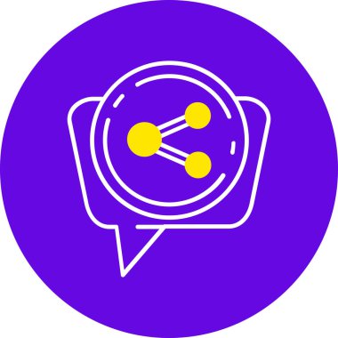 şebeke. Web simgesi basit illüstrasyon