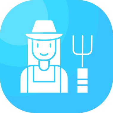 Çiftçi şapkası simgesi