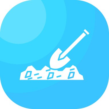 Bir olta ve balık ağı ikonu