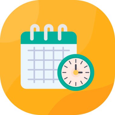 takvim anımsatıcı simgesi vektör illüstrasyonu