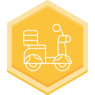 bisiklet ikonu vektör illüstrasyonu