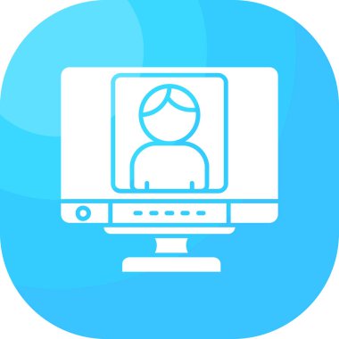 dizüstü bilgisayar simgesi, vektör illüstrasyonu