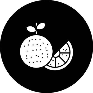 Turuncu simge işaret vektör çizimi 