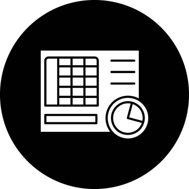 vektör Takvimi Simgesi illüstrasyonu