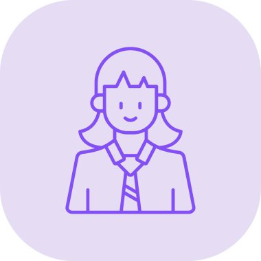 avatar. Web simgesi basit illüstrasyon