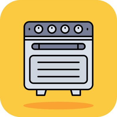 fırın vektör simgesi