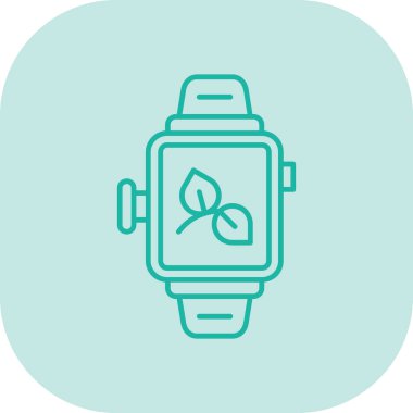 akıllı saat simge vektör illüstrasyonu