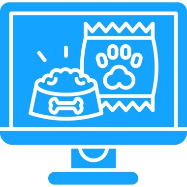 ana hatlarıyla tatlı ikonu.