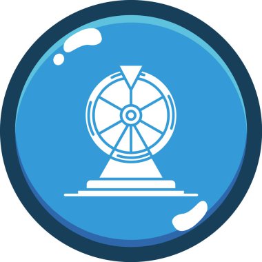 Modern oto tamir simgesinin vektör illüstrasyonu