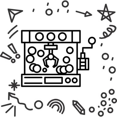 bilgisayardaki veri analiz teknolojisi simgesi - donanım kategorisi