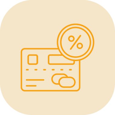 İndirim simgesi, vektör illüstrasyonu