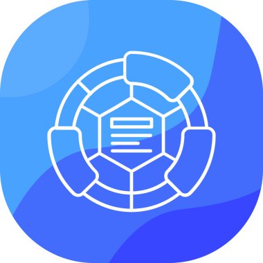 Bir b simgesinin vektör illüstrasyonu