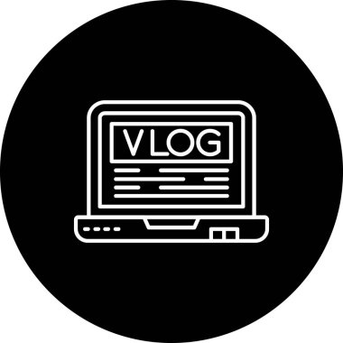 video simgesi vektör illüstrasyonu