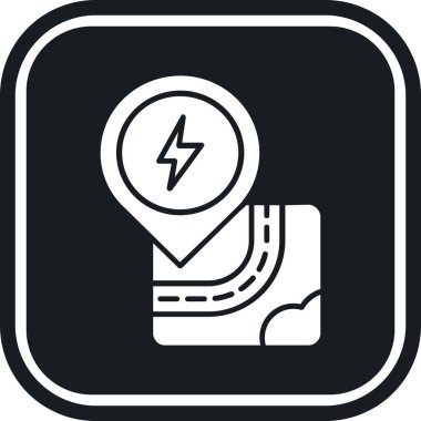 Bir ampul simgesinin vektör illüstrasyonu