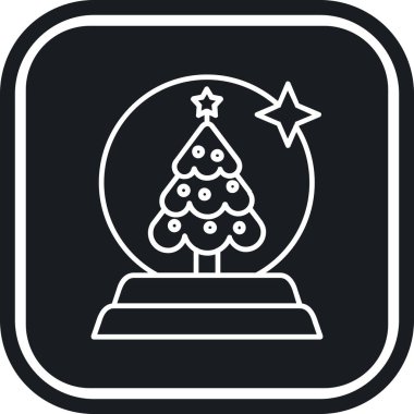 Yılbaşı ağacı. Web simgesi