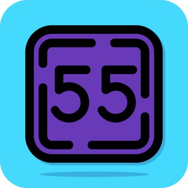 5 numara 5 numara simgesi