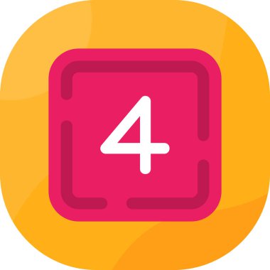 Takvim vektör simgesi modern illüstrasyon