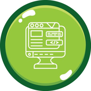 seo modern simgesinin vektör illüstrasyonu