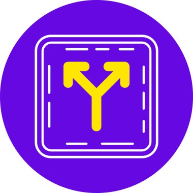 Tek bir simgenin vektör illüstrasyonu