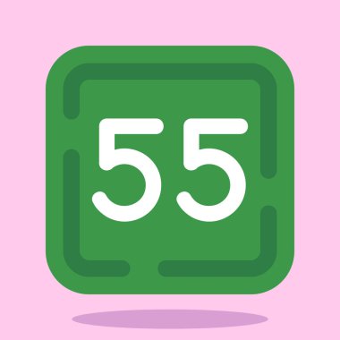 Takvim simgesi, vektör çizimi