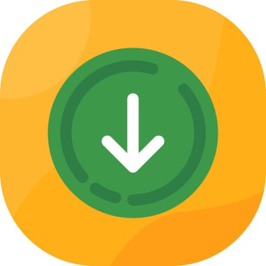 Saat saat saat simgesi düz stil