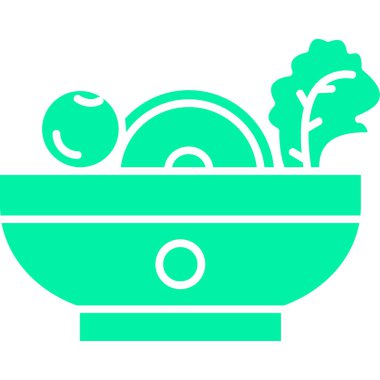 Gıda simgesinin vektör illüstrasyonu