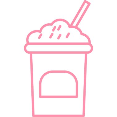 Gazoz. Web simgesi basit illüstrasyon