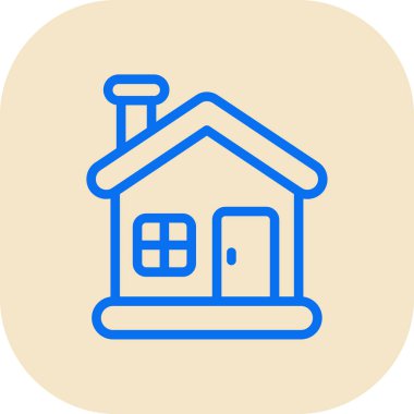 ev simgesi vektör illüstrasyonu