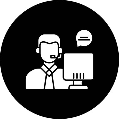 Çağrı merkezi. Basit simge