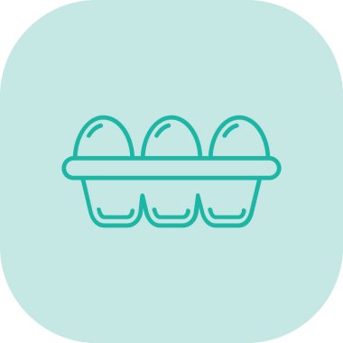 Yumurta simgesinin vektör çizimi