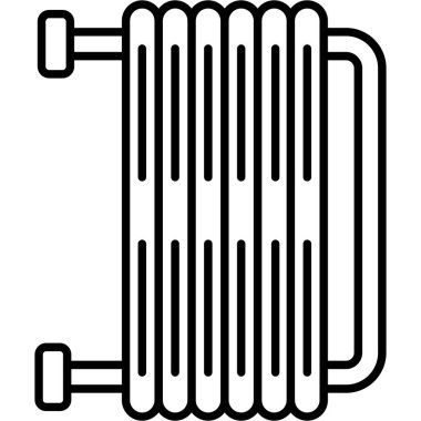 Klima ikonu. Beyaz arkaplanda izole edilmiş web tasarımı için klima vektör simgesi