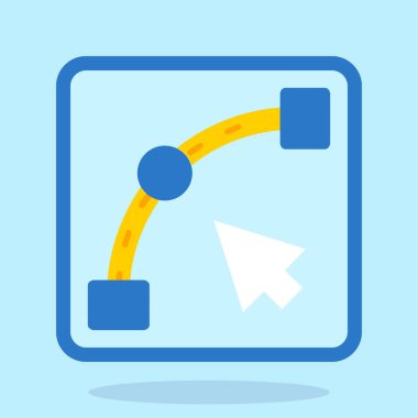 ok simgesi vektör illüstrasyonu