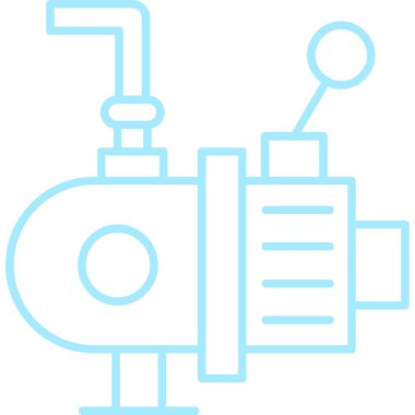 Benzin istasyonu. Web simgesi basit illüstrasyon