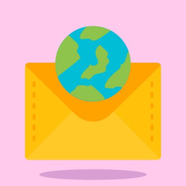 toprak günü simgesi, vektör illüstrasyonu