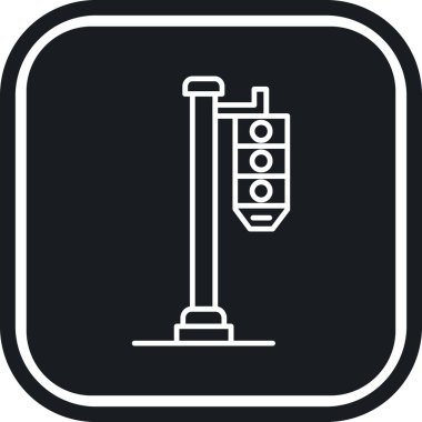 Modern b 'nin vektör illüstrasyonu tüp simgesinden yoksun