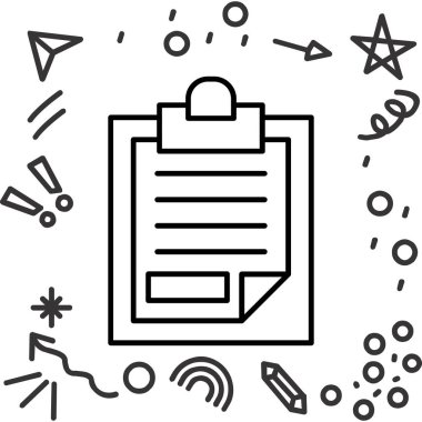 kontrol listesi simgesine sahip belge dosyası, özet biçimi